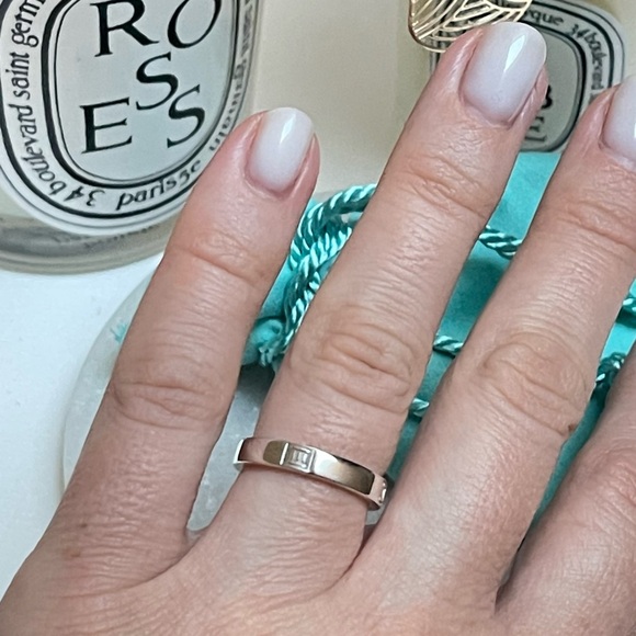 Tiffany & Co. Jewelry - Tiffany & Co. Atlas Band Ring in Sterling Silver size 5 NEW $399